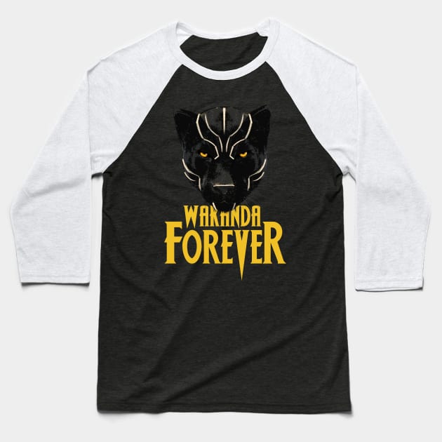 Wakanda Forever Baseball T-Shirt by Susto